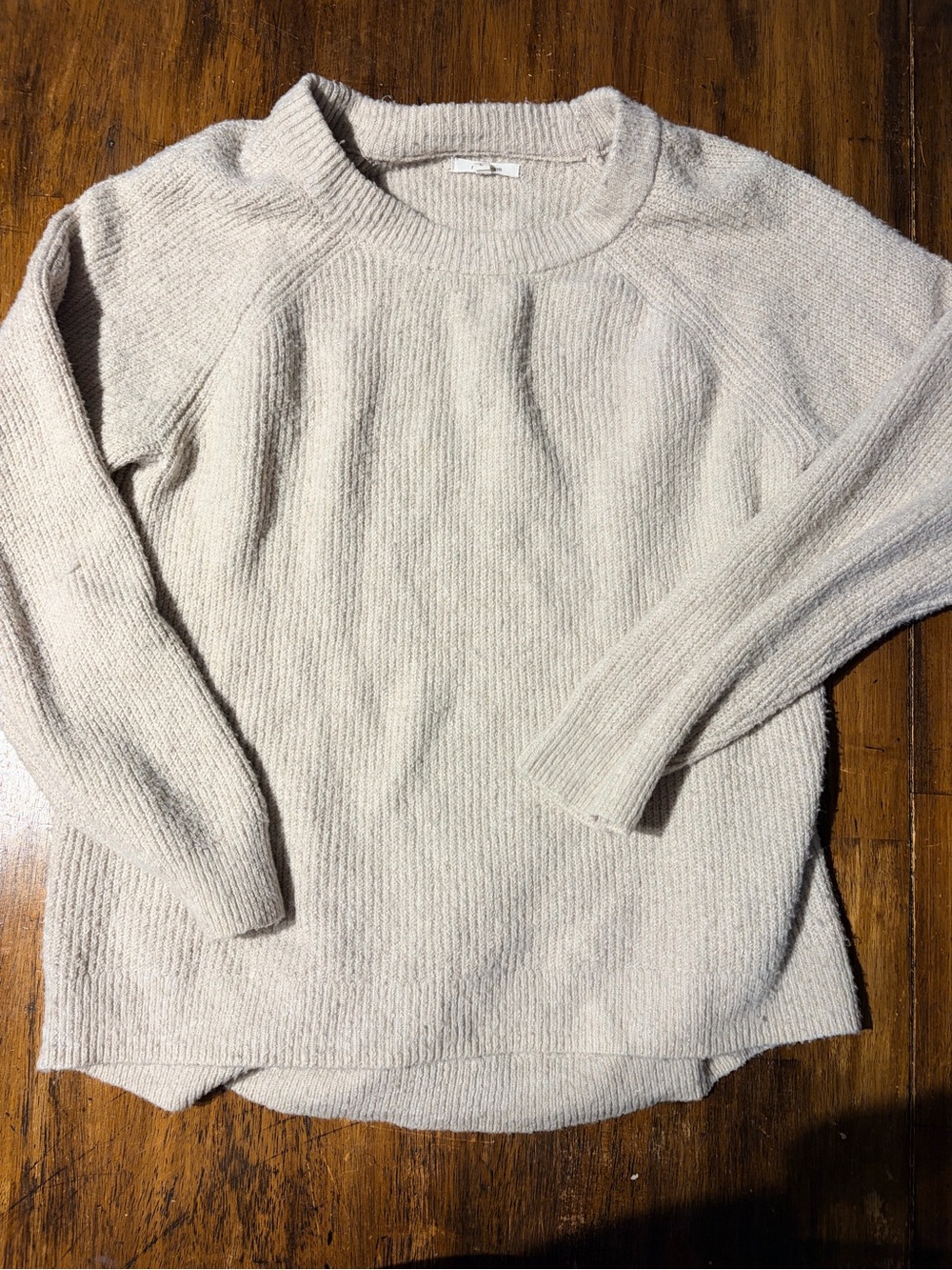 Maurices Women's Crewneck Sweater in Light Beige